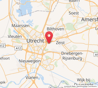 Map of De Uithof, Utrecht