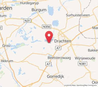 Map of De Wilgen, Friesland