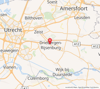 Map of Driebergen-Rijsenburg, Utrecht