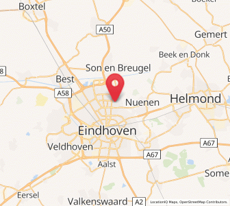 Map of Eckart, North Brabant