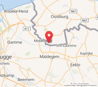 Map of Eede, Zeeland