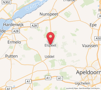 Map of Elspeet, Gelderland