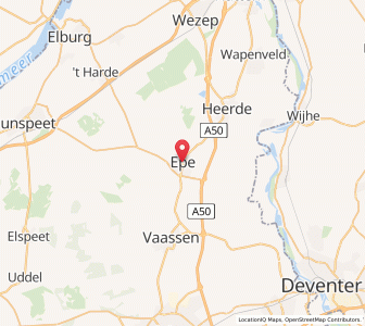 Map of Epe, Gelderland