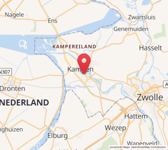 Map of Flevowijk, Overijssel