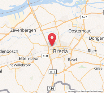 Map of Gageldonk, North Brabant