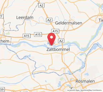 Map of Haaften, Gelderland