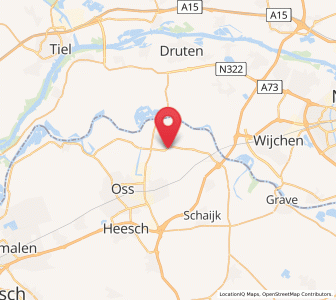 Map of Haren, North Brabant
