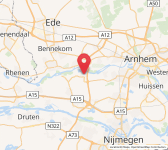 Map of Heteren, Gelderland