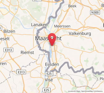 Map of Heugem, Limburg