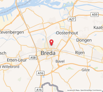Map of Hoge Vucht, North Brabant