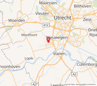 Map of IJsselstein, Utrecht