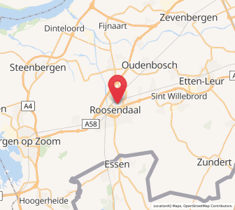 Map of Kalsdonk, North Brabant
