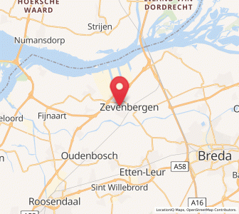 Map of Krooswijk, North Brabant