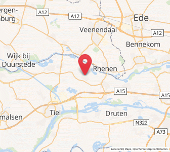 Map of Lienden, Gelderland