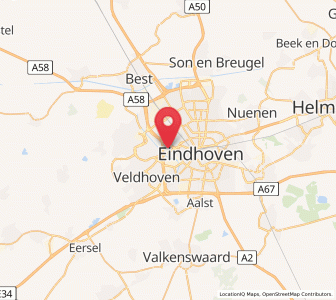 Map of Lievendaal, North Brabant