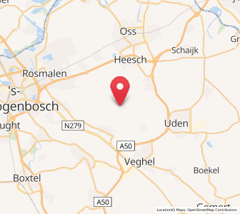 Map of Loosbroek, North Brabant