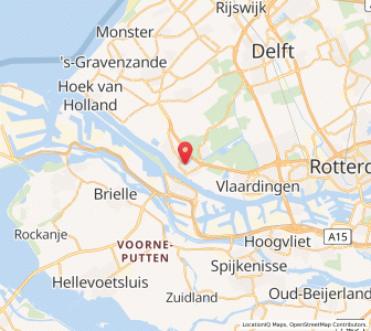 Map of Maassluis, South Holland