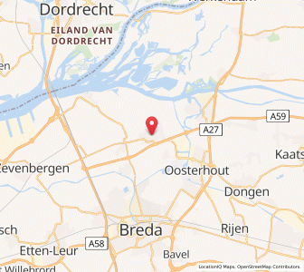 Map of Made, North Brabant