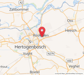 Map of Molenhoek, North Brabant
