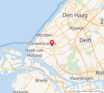 Map of Naaldwijk, South Holland