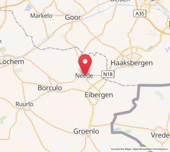 Map of Neede, Gelderland