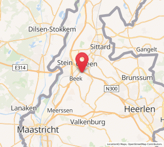 Map of Neerbeek, Limburg