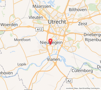 Map of Nieuwegein, Utrecht