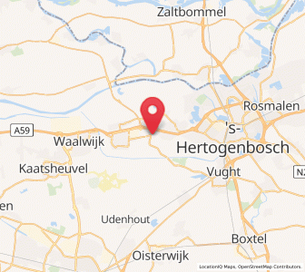 Map of Nieuwkuijk, North Brabant