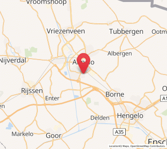 Map of Nijrees, Overijssel