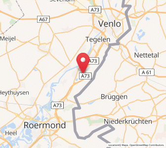 Map of Offenbeek, Limburg