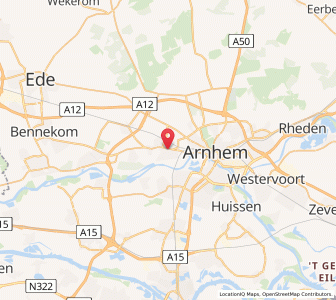 Map of Oosterbeek, Gelderland