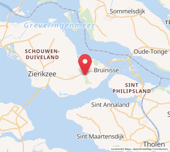 Map of Oosterland, Zeeland