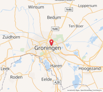 Map of Oosterpark, Groningen