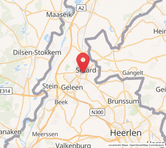 Map of Ophoven, Limburg