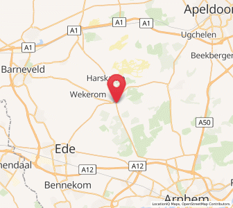 Map of Otterlo, Gelderland