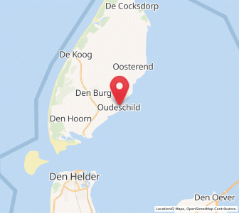 Map of Oudeschild, North Holland