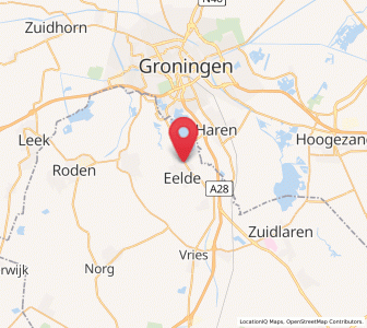 Map of Paterswolde, Drenthe