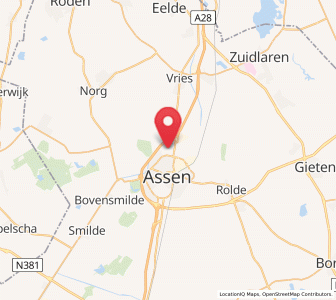 Map of Peelo, Drenthe