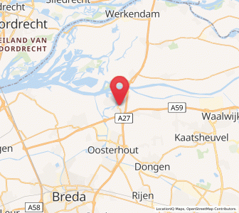 Map of Raamsdonksveer, North Brabant