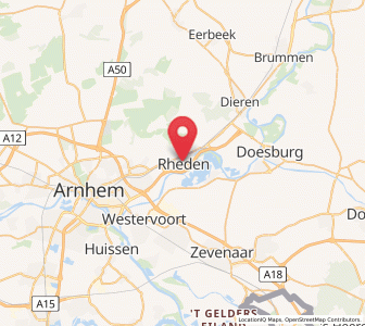 Map of Rheden, Gelderland