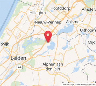 Map of Roelofarendsveen, South Holland