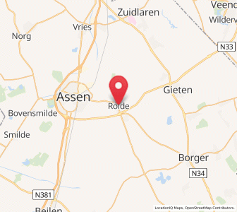 Map of Rolde, Drenthe
