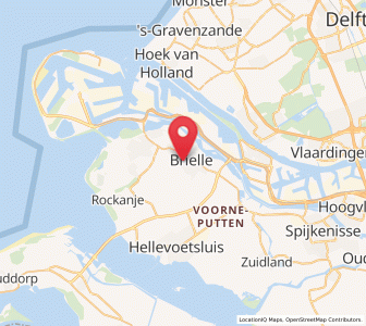 Map of Rugge, South Holland