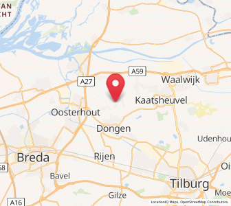 Map of 's Gravenmoer, North Brabant