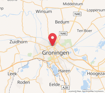 Map of Selwerd, Groningen