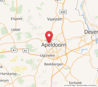 Map of Sprengenbos, Gelderland