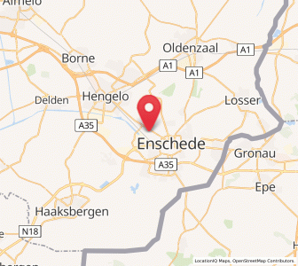 Map of Twekkelerveld, Overijssel