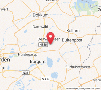 Map of Twijzelerheide, Friesland