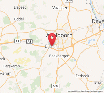 Map of Ugchelen, Gelderland
