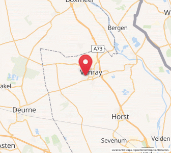 Map of Veltum, Limburg